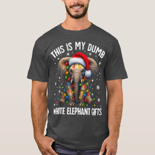 Camiseta Elefante Branco Para Pijamas Abaixo de 15 20 - clá