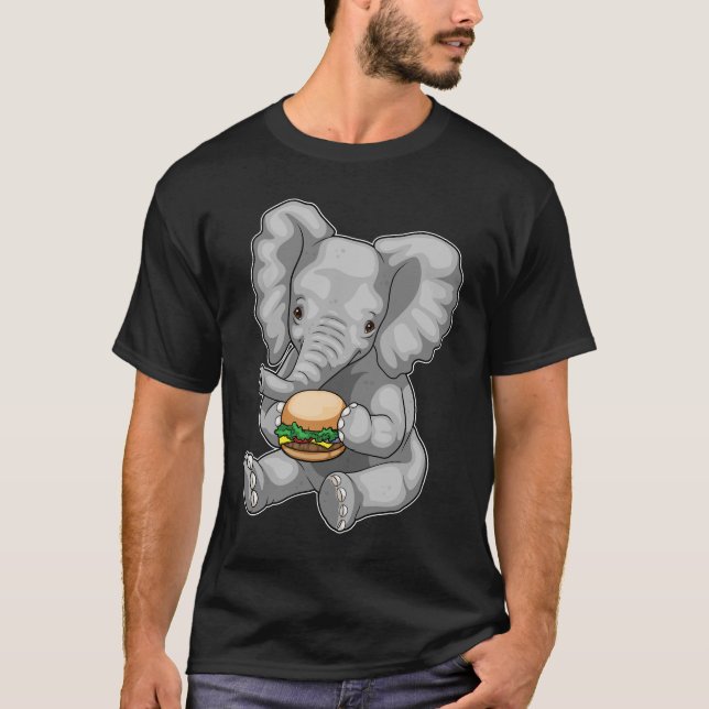 Camiseta Elefante Burger (Frente)