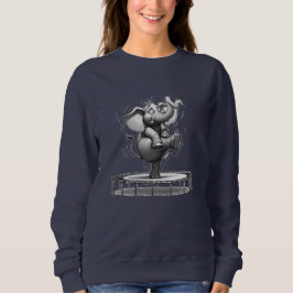 Camiseta Elefante Caprichoso no Trampolim – Divertido e Fof