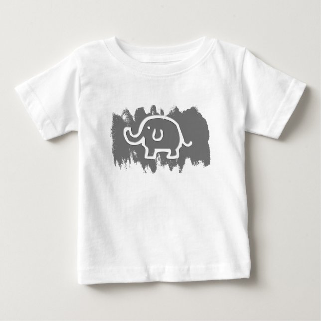 Camiseta Elefante cinza (Frente)
