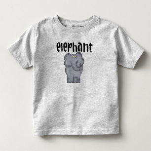 Camiseta Elefante cinza