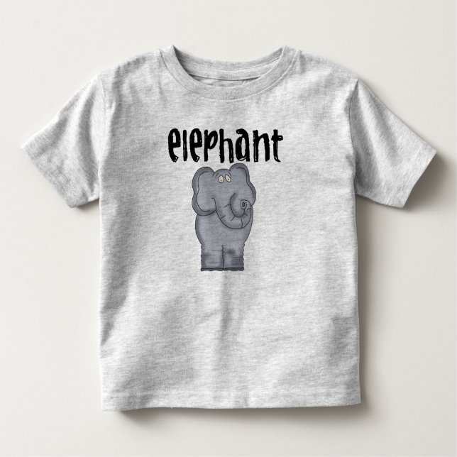 Camiseta Elefante cinza (Frente)