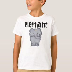 Camiseta Elefante cinzento