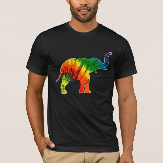 Camiseta Elefante colorido (Frente)