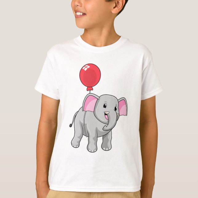 Camiseta Elefante com balão (Frente)