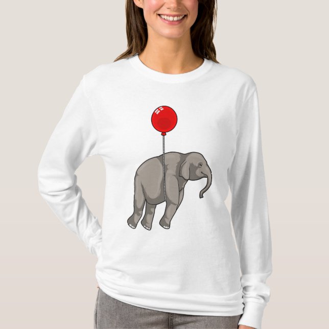 Camiseta Elefante com balão (Frente)