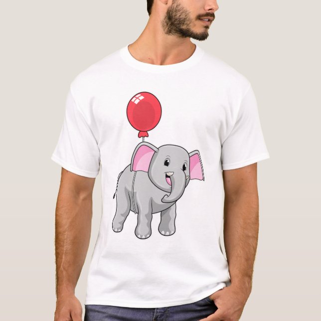 Camiseta Elefante com balão (Frente)