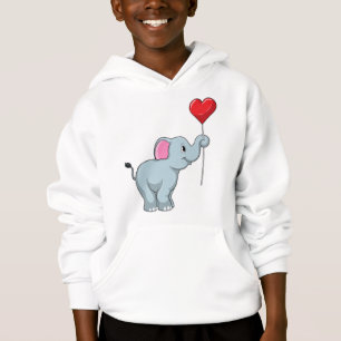 Camiseta Elefante com balão de coração