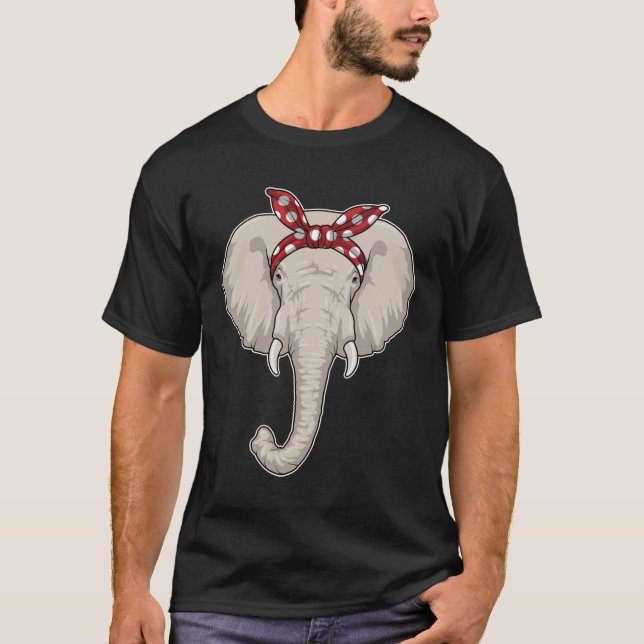 Camiseta Elefante com Bandana (Frente)