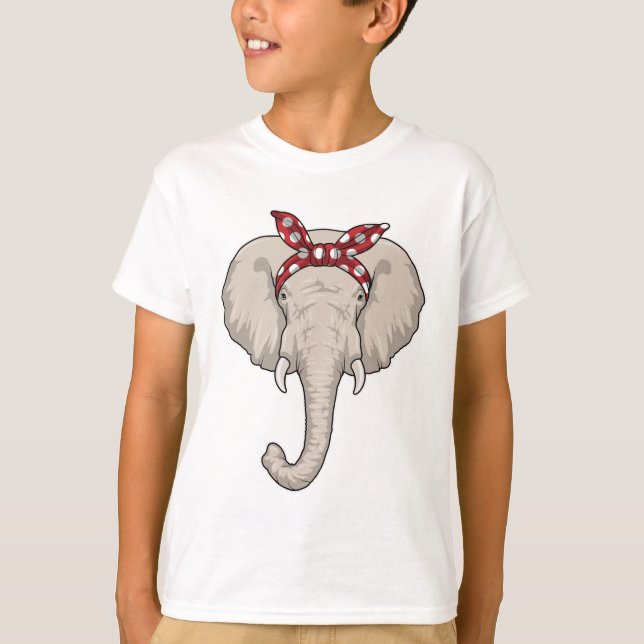 Camiseta Elefante com Bandana (Frente)