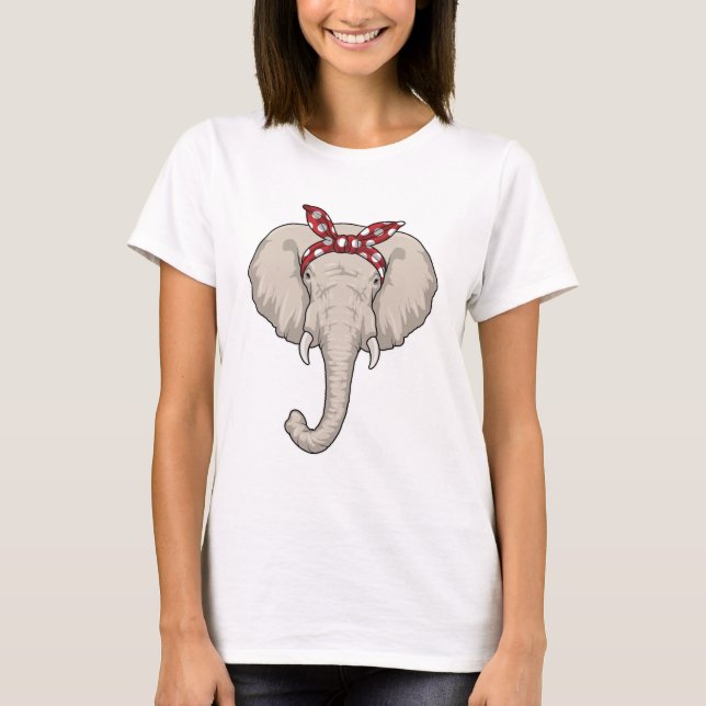 Camiseta Elefante com Bandana (Frente)