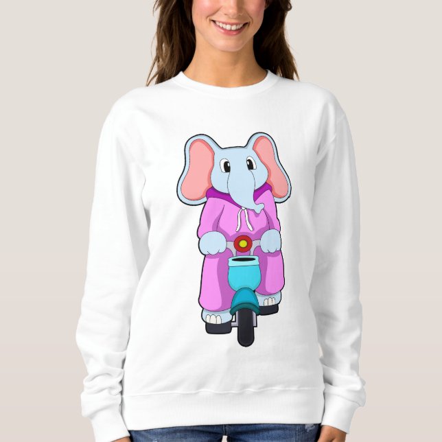 Camiseta Elefante com Bicicleta (Frente)