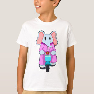 Camiseta Elefante com Bicicleta