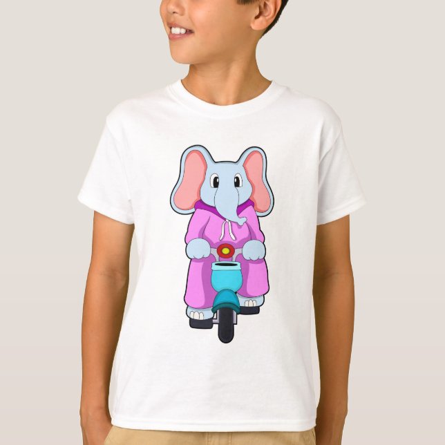 Camiseta Elefante com Bicicleta (Frente)