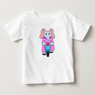 Camiseta Elefante com Bicicleta