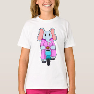 Camiseta Elefante com Bicicleta