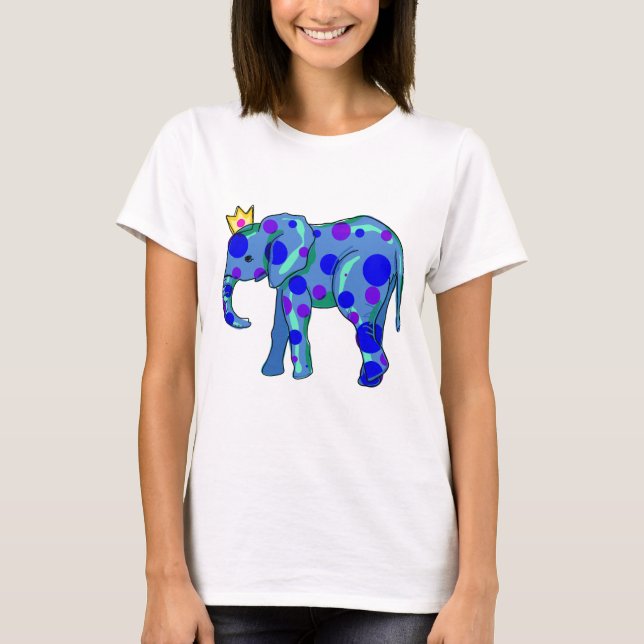Camiseta Elefante com Bolinhas e Rico (Frente)