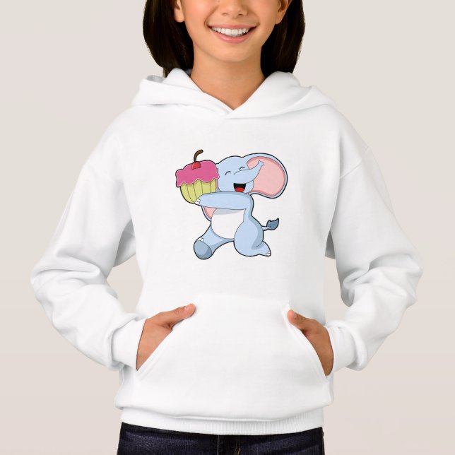 Camiseta Elefante com Bolo (Frente)