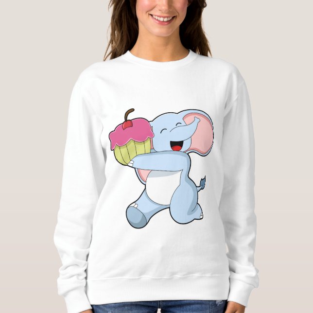 Camiseta Elefante com Bolo (Frente)