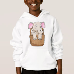 Camiseta Elefante com cesta