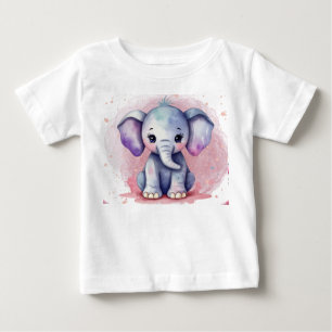 Camiseta Elefante com impressão de elegância moderna