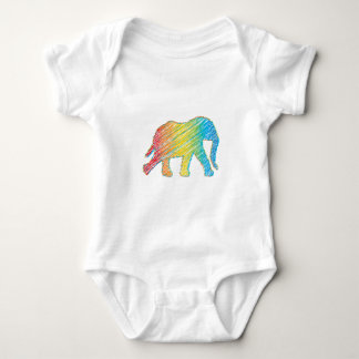 Camiseta Elefante com Linhas