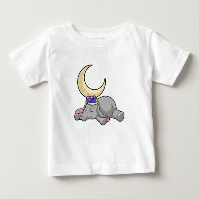 Camiseta Elefante com Lua (Frente)