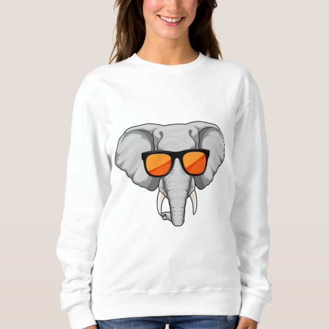 Camiseta Elefante com óculos de sol (Frente)