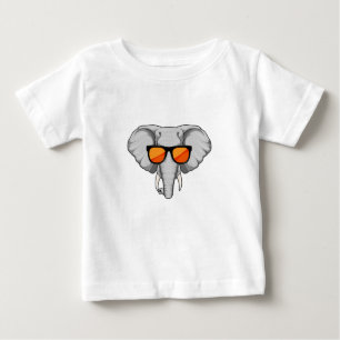 Camiseta Elefante com óculos de sol