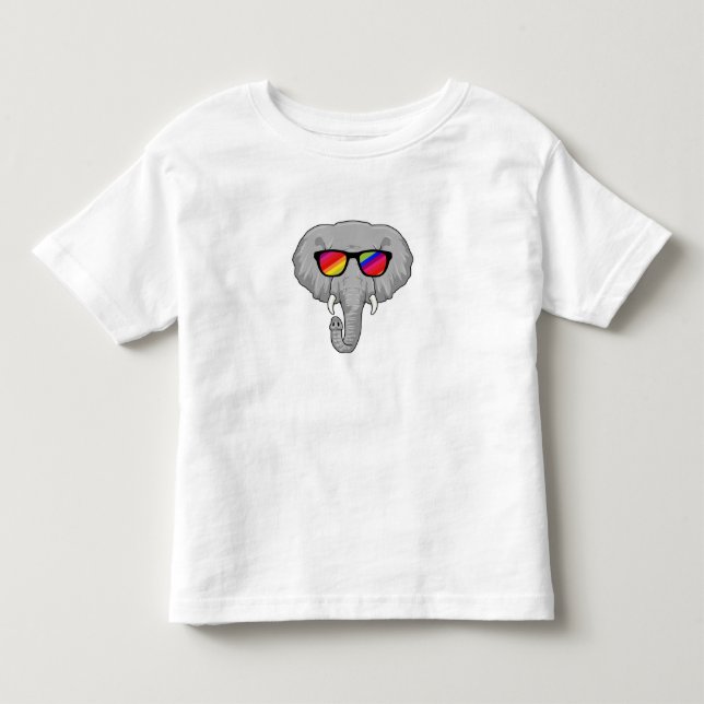 Camiseta Elefante com óculos de sol (Frente)