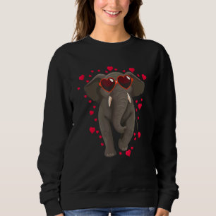 Camiseta Elefante Com Óculos De Sol Coração Elefante