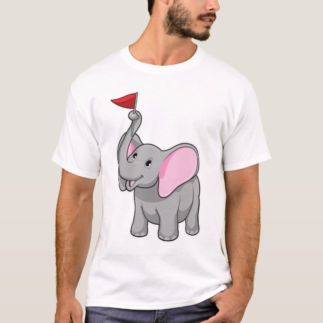 Camiseta Elefante com Sinalizador (Frente)