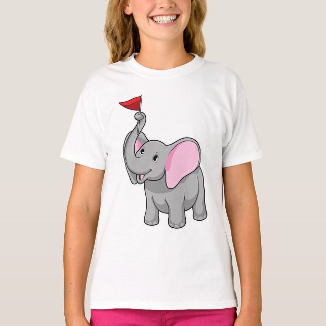 Camiseta Elefante com Sinalizador (Frente)