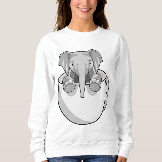 Camiseta Elefante com Taça (Frente)