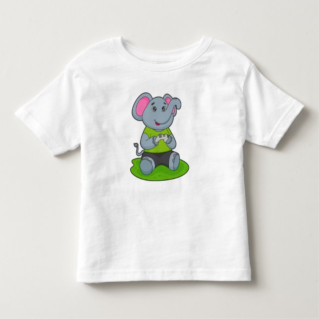 Camiseta Elefante como Jogador (Frente)