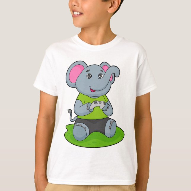 Camiseta Elefante como Jogador (Frente)