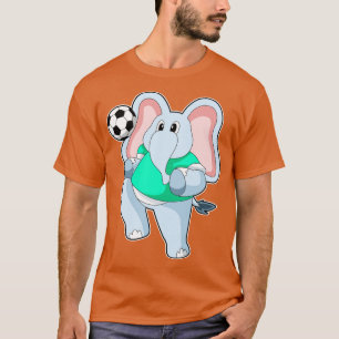 Camiseta Elefante como jogador de futebol
