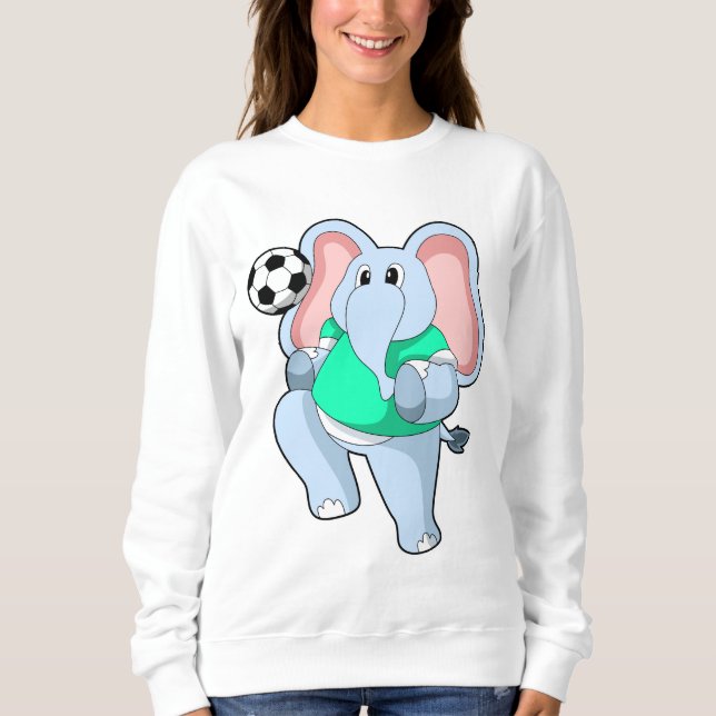 Camiseta Elefante como jogador de futebol com Soccer.PNG (Frente)