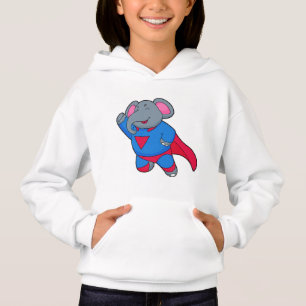 Camiseta Elefante como super-herói