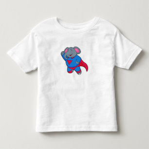 Camiseta Elefante como super-herói