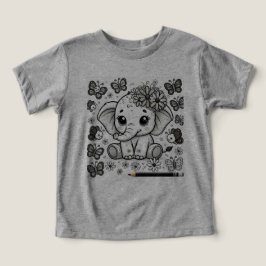 Camiseta Elefante Cute
