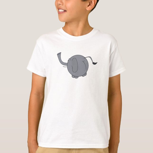 Camiseta Elefante Cute Chubby (Frente)