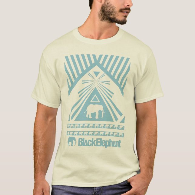 Camiseta Elefante da pirâmide (Frente)