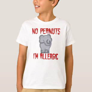 Camiseta Elefante de Alergia de Peanut