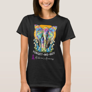 Camiseta Elefante de Alzheimer Esquece-me que não Alzheimer