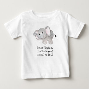 Camiseta Elefante de Aquarela Whimsical