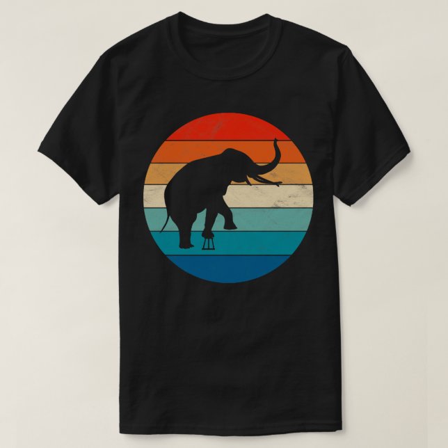 Camiseta Elefante de Circo 1 (Frente do Design)