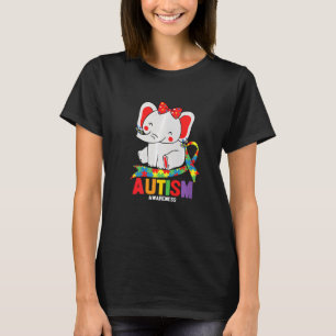 Camiseta Elefante de consciência Mãe Vestindo Ouvidos Autis