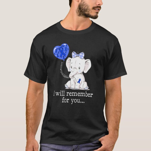 Camiseta Elefante de Conscientização da Artrógripose (Frente)