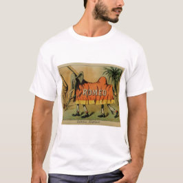 Camiseta Elefante de Imitação Vintage Retro Mágico